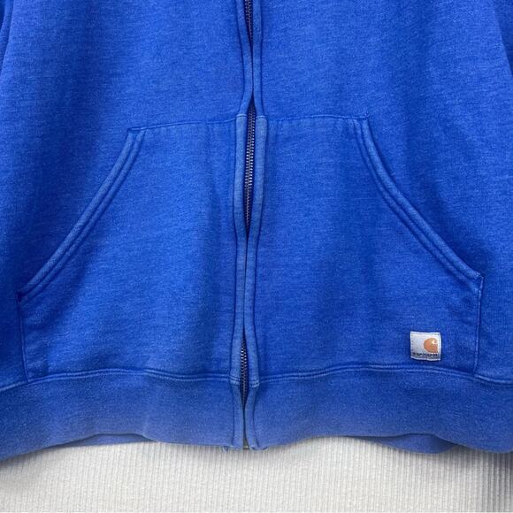 Y2K Vintage Carhartt Full Zip Hoodie Size XL (16/18) - Picture 6 of 10